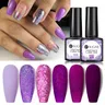 UR SUGAR 7.5ml Matte Gel Nail Polish Varnishes Hybrid Purple Glitter Color Gel For Nails Varnish