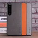 Case for Sony Xperia 10 5 1 Ace 2 II III IV coque Luxury textile Leather phone cover for sony xperia