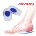 2Pcs Silicone Heel Pads Plantar Fasciitis Man Heel Spur Silicone Gel Heel Cups Heel Pain Heel For