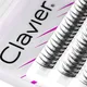 Clavier Vshape Silk Cluster-lashes Professional Makeup Individual Eyelash Extension Natural Apprance