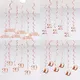 6Pcs/lot Happy Birthday Swirls Decoration 16 20 21 30 40 50 60 70 Years Rose Gold PVC Birthday Party