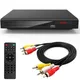 DVD Player for TV All Region Free DVD CD Discs Player AV Output Built-in PAL NTSC USB Input Remote