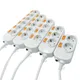Power Strip Surge Protection 3/4/5/6 Outlets EU Socket Plug Electrical Extension Sockets Independent