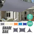 Waterproof Sun Shade Sail 98%UV block Canopy Awning Triangle Rectangle 3m*3m/3.6m*3.6m/2m*3m/4m*3m