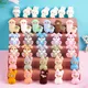 Sunrony 10pcs New Silicone Beads Cartoons Rabbit Animal For Jewelry Making Pendants DIY Pacifier