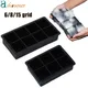 4/6/8/15 Grid Big Ice Tray Mold Large Food Grade Silicone Ice Cube Square Tray Mold DIY Ice Maker