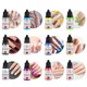 12Colors/Set 10ML Nail Ink Matte Black Pearl White Nail Polish Paint Use For Airbrush Nail Color