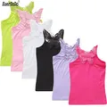 Summer Kids Underwear Vest Modal Tops For Girls Candy Color Tank Tops Teenager Undershirt Baby