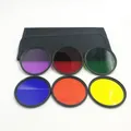 6PCS 30/40.5/43/46/49/52/55/58/62/67/72/77/82mm Full Color Filters Set For Canon Sony Nikon Camera