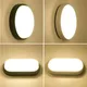 16W 20W Outdoor LED Wall Lamp Garden Porch Surface Mounted Oval Sconce Lighting Bathroom