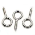 0# 1# 2# 3# 4# 5# 6# 8# 10# 12# 14# Eye Screw Bolt Hook Nickel Screw Eye DIY Rope Accessories Wood