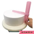 Cake Scraper Surface Smoothing Device Adjustable Edge Decorating Plastic Cake Cream Scraper Icing