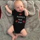 Newborn Baby Clothes Short Sleeve Boy Clothing Mommy's New Man Design 100% Cotton Rompers De Bebe