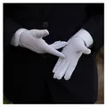 New White Formal Gloves Tactical Gloves Red Wine Bottle Tuxedo Honor Guard Parade Santa Men