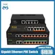 POE Switch Gigabit TEROW Link TE204 5/6/8/10 port 100/1000Mbps POE Fast Ethernet Switch with VLAN