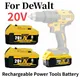 20V 8000mAh DCB200 Replaceable Li-ion Battery Compatible for Dewalt 18 Volt MAX Power Tools 18650