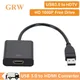 GRWIBEOU USB to HDMI Adapter for Multiple Monitors 1080P USB 3.0 To HDMI Video Converter For Windows