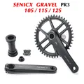 SENICX RX Single Speed Crank Chainset Crankset 40T/42T / 44T 165 / 170 / 175 for Gravel-bikes