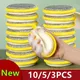 10/5/3PCS Double Side Dishwashing Sponge Dish Washing Brush Pan Pot Dish Wash Sponges Household