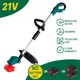 T TOVIA Brushless Electric Lawn Mower 28000RPM Cordless Grass Trimmer Length Adjustable Cutter