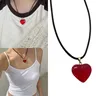 Heart Pendant Necklaces Small Heart Necklaces Choker Pendant Necklaces Crystal Heart Necklace for
