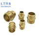 Brass Hex Nipple Fitting Pipe Connector Quick Adapter Male To Male 1/8 1/4 3/8 1/2 Reducing