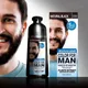 Mokeru 200ml Herbal Extract Fast Permanent Black Dye Grey Hair Shampoo Natural Black Beard Dye
