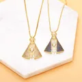 Gold Plated Our Lady of Aparecida Necklace for Women Copper Box Chain Necklace Catholic Jewelry