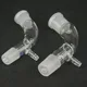 10/19 12/20 14/23 19/26 24/29 29/32 Joints Borosilicate Glass Vacuum Receiver Adapter 105 Degree