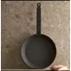 8inch 10inch 22cm 26cm Uncoated Carbon Steel Skillet Physical Nonstick Black Steel Frying Pan