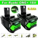 Powtree 6.0Ah HIGH PERFORMANCE Replacement Battery 18V Lithium For Ryobi ONE+Plus P108 P102 P103