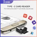 USB 3.0 Type C To SD TF Adapter OTG Card Reader Mini Card Reader Smart Memory Card Reader For Laptop