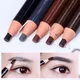 1Pc Long Lasting Eyebrow Pencil Black Brown Gray Waterproof Natural Pull Eye Brow Enhancers Pen for