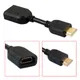 10cm HDMI-compatible Extension Cable Gold Plated Extender Adapter Widely Compatible TV Set Top Box