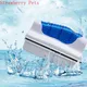 Small Size Magnetic Aquarium Fish Tank Brushes Floating Clean Glass Window Algae Scraper Cleaner