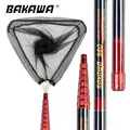 BAKAWA Folding Fishing Net Telescopic Landing Ne 2.1M/3/3.6M Carp Carbon Fiber Fly Tools Sea Hand