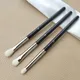 3pcs/set White goat hair eyeshadow Detail Makeup brushes Basic Eye shadow domed crease Make up brush