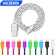 1m/2m/3m Nylon Braided Micro USB Cable Data Sync USB Charger Cable For Samsung Huawei Xiaomi HTC