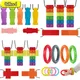 Sensory Chew Necklace Pack Silicone Chew Pendant Training and Development Toys Chew Necklace for