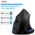 ZELOTES Bluetooth Mouse Vertical Wireless Mouse Recharge Optical RGB USB Game Mice For Windows Mac