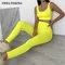 2 Pieces Seamless Fitness Women Yoga Suit Gym Push Up Clothes Workout Sport Set Padded Sports Bra