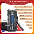 Topdon JS3000 3000A Car Jump Starter Power Bank 12V Car Starting Device 24000Mah Battery Jump Start