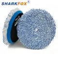 Sharkfox 1Pieces 5/6inch Microfiber Polishing Pad For Cars Body Polish Micro Fiber Polishing Wheels
