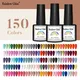 RG 150 Colors Semi-permanent Gel Nail Polish Glitter Neon Black Manicure Hybrid Nail Art Varnish for