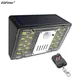 EGFirtor Solar Light Alarm Lamp Remote Control Security Alarm Motion Sensor Alarm Siren 129DB