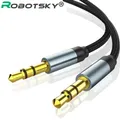 3.5mm Jack Audio Cable Jack 3.5 mm Male to Male Audio Aux Cable For Samsung S10 Car Headphone