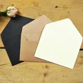 50pcs/lot Black White Craft Paper Envelopes Vintage European Style Envelope For Card Scrapbooking