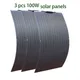 100W 200W 300W 400W Solar Panel Kit or 18V Flexible Mono Photovoltaic Solar plate Power 12V 24V
