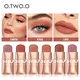 O.TWO.O Matte Lipstick Long Lasting Permanent 3 In 1 Waterproof Lip Tint Sexy Red Pink Lip Stick