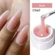 UR SUGAR 15ml Milky White Jelly Extension Nail Gel Nail Polish Semi Permanent Quickly Extend Soak